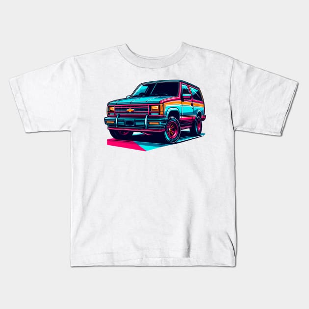 Chevrolet Astro Kids T-Shirt by Vehicles-Art
